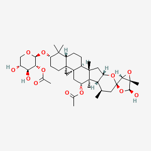 molecular formula C39H58O12 B1257850 2'-O-Acetylactein CAS No. 345968-83-4