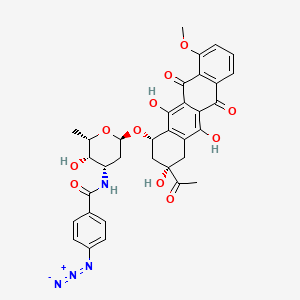 molecular formula C34H32N4O11 B1257864 Unii-4CZ6ER88NT 