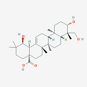 molecular formula C30H48O5 B1257865 Spathodic acid 