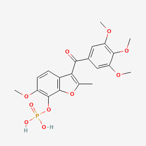 molecular formula C20H21O10P B1257870 BNC105 CAS No. 945772-45-2