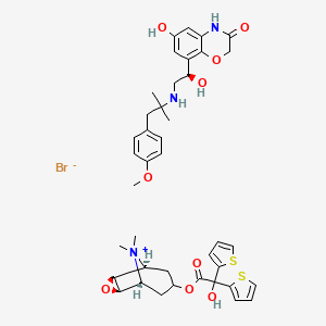 molecular formula C40H48BrN3O9S2 B1257873 Stiolto Respimat CAS No. 1589477-29-1