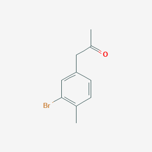 molecular formula C10H11BrO B1257880 1-(3-Bromo-4-methylphenyl)propan-2-one CAS No. 930794-10-8