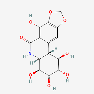 molecular formula C14H15NO8 B1257881 10b(S)-epipancratistatin 
