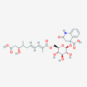 molecular formula C28H35NO13 B1257914 Glansreginin A 