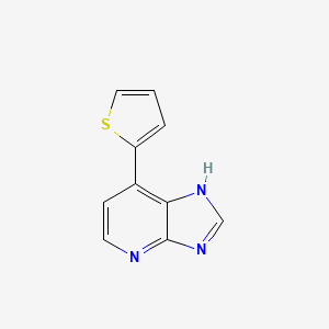 molecular formula C10H7N3S B1257933 7-(2-thienyl)-3H-imidazo[4,5-b]pyridine 