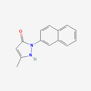 3-Methyl-1-(2-naphthyl)-5-oxo-2-pyrazoline-4-ide