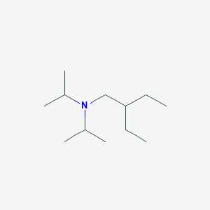 molecular formula C12H27N B12579500 N,N-Diisopropyl-2-ethylbutylamine CAS No. 200342-33-2