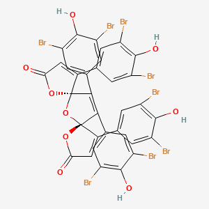 molecular formula C34H14Br8O9 B1257955 Prunolide A 