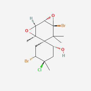 (1S,1'R,2S,4S,4'R,5'R,6S,7R)-4,4'-dibromo-5'-chloro-5,5,5',7-tetramethylspiro[3,8-dioxatricyclo[5.1.0.02,4]octane-6,2'-cyclohexane]-1'-ol