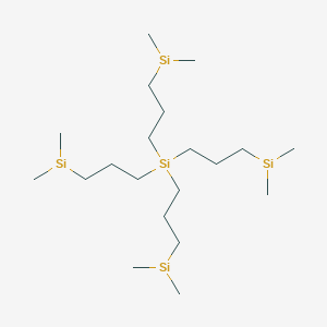 molecular formula C20H48Si5 B12579679 Tetrakis(dimethylsilylpropyl)silane 