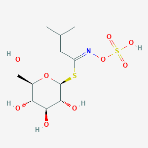 1-S-[(1Z)-3-methyl-N-(sulfooxy)butanimidoyl]-1-thio-beta-D-glucopyranose