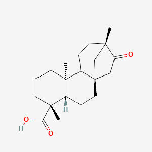 (1R,4S,5R,9S,13S)-5,9,13-Trimethyl-14-oxotetracyclo[11.2.1.01,10.04,9]hexadecane-5-carboxylic acid
