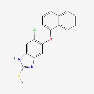 molecular formula C18H13ClN2OS B12579710 alphaBIOF-10 CAS No. 201670-48-6