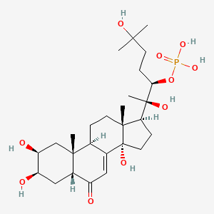 20-Hydroxyecdysone 22-phosphate
