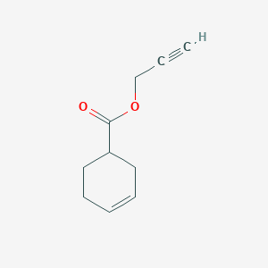 molecular formula C10H12O2 B12579729 Prop-2-yn-1-yl cyclohex-3-ene-1-carboxylate CAS No. 264260-18-6