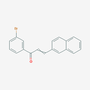 molecular formula C19H13BrO B12579782 1-(3-Bromophenyl)-3-naphthalen-2-ylprop-2-en-1-one CAS No. 403706-52-5