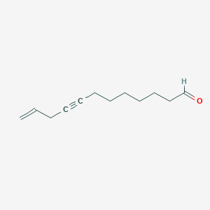 molecular formula C12H18O B12579803 Dodec-11-EN-8-ynal CAS No. 197901-57-8