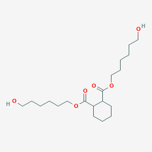 molecular formula C20H36O6 B12579811 Bis(6-hydroxyhexyl) cyclohexane-1,2-dicarboxylate CAS No. 193073-64-2
