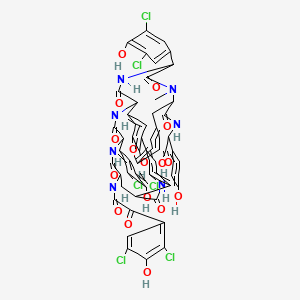 molecular formula C61H45Cl6N7O16 B1257996 Complestatin A 