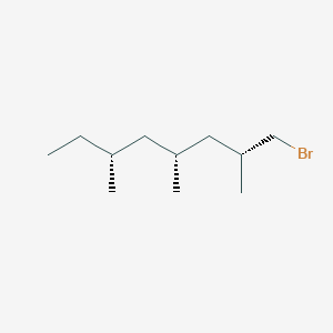 molecular formula C11H23Br B12579961 Octane, 1-bromo-2,4,6-trimethyl-, (2R,4R,6R)- CAS No. 200925-62-8