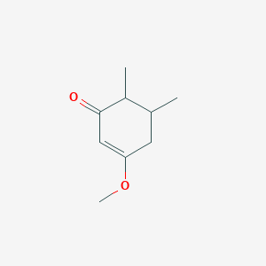 molecular formula C9H14O2 B12580029 3-Methoxy-5,6-dimethylcyclohex-2-en-1-one CAS No. 645386-27-2