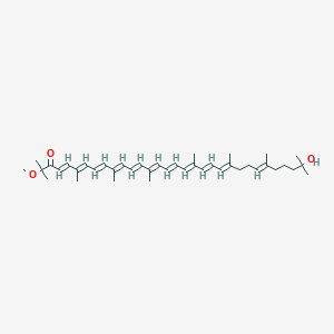 molecular formula C41H60O3 B1258010 Hydroxyspheroidenone 