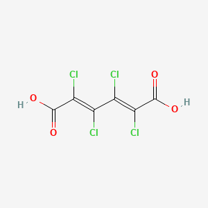molecular formula C6H2Cl4O4 B1258037 Tetrachloromuconic acid 