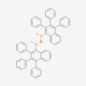 molecular formula C58H44OSi2 B12580409 CID 71378893 CAS No. 647376-01-0