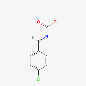molecular formula C9H8ClNO2 B12580425 Methyl [(4-chlorophenyl)methylidene]carbamate CAS No. 199604-20-1