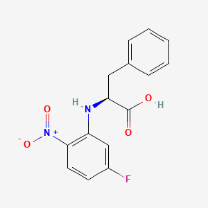 molecular formula C15H13FN2O4 B12580477 N-(5-Fluoro-2-nitrophenyl)-L-phenylalanine CAS No. 479677-27-5