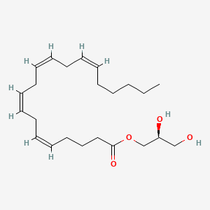 molecular formula C23H38O4 B1258050 Glyceryl 1-arachidonate, (S)- CAS No. 124511-15-5
