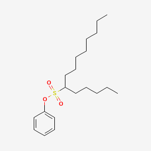 molecular formula C20H34O3S B12580528 Phenyl tetradecane-6-sulfonate CAS No. 204707-61-9