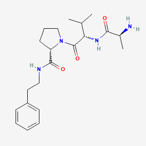 molecular formula C21H32N4O3 B12580530 Smac peptido-mimetic 6h CAS No. 642090-92-4