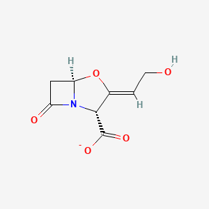 molecular formula C8H8NO5- B1258062 Clavulanic acid anion 