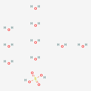 molecular formula H20O13S B12580635 Sulfuric acid--water (1/9) CAS No. 642485-77-6