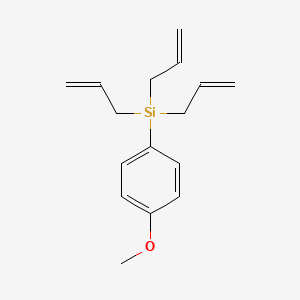 molecular formula C16H22OSi B12580678 (4-Methoxyphenyl)tri(prop-2-en-1-yl)silane CAS No. 647842-35-1