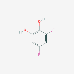 molecular formula C6H4F2O2 B125808 3,5-Difluorobenzene-1,2-diol CAS No. 147300-09-2