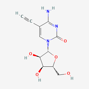 molecular formula C11H13N3O5 B1258090 5-Ethynylcytidine 