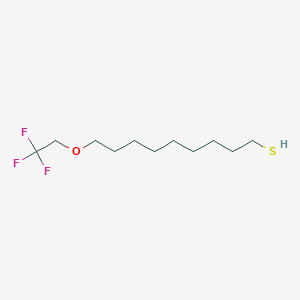 molecular formula C11H21F3OS B12580914 9-(2,2,2-Trifluoroethoxy)nonane-1-thiol CAS No. 597580-17-1