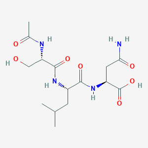 molecular formula C15H26N4O7 B12580955 N-Acetyl-L-seryl-L-leucyl-L-asparagine CAS No. 305340-15-2