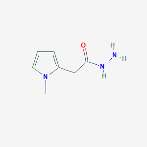 molecular formula C7H11N3O B125810 2-(1-methyl-1H-pyrrol-2-yl)acetohydrazide CAS No. 158144-17-3