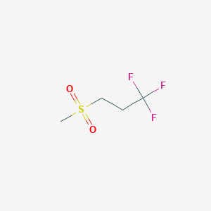 molecular formula C4H7F3O2S B12581003 1,1,1-Trifluoro-3-(methanesulfonyl)propane CAS No. 222611-24-7