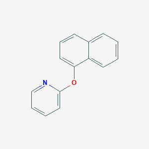 molecular formula C15H11NO B12581120 2-[(Naphthalen-1-yl)oxy]pyridine CAS No. 509073-87-4