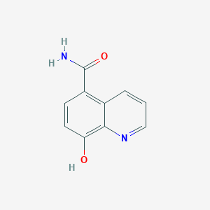 molecular formula C10H8N2O2 B1258116 8-hydroxyquinoline-5-carboxamide 