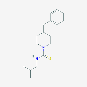 N-(2-methylpropyl)-4-(phenylmethyl)-1-piperidinecarbothioamide