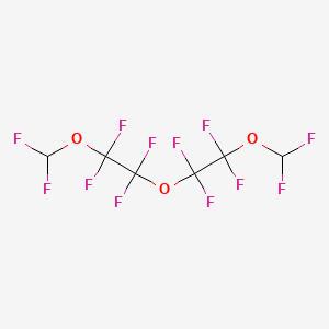 molecular formula C6H2F12O3 B12581290 1H,9H-Perfluoro-2,5,8-trioxanonane CAS No. 205367-61-9