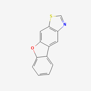 molecular formula C13H7NOS B12581359 [1]Benzofuro[3,2-f][1,3]benzothiazole CAS No. 300859-80-7