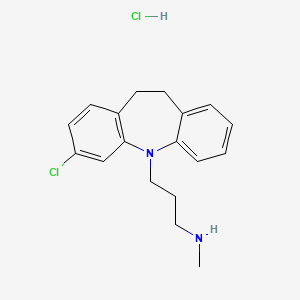 molecular formula C18H22Cl2N2 B1258145 N-Desmethyl clomipramine CAS No. 29854-14-6