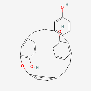 molecular formula C28H24O4 B1258148 Plagiochin E 