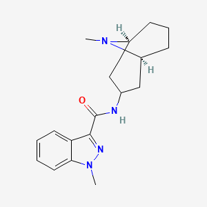 1-methyl-N-[(1S,5S)-9-methyl-9-azabicyclo[3.3.1]nonan-3-yl]-3-indazolecarboxamide